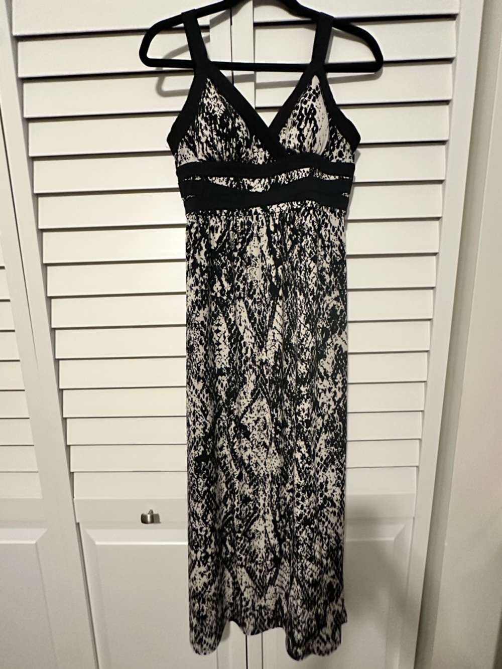 Style & Co. Black and White Animal Print Dress